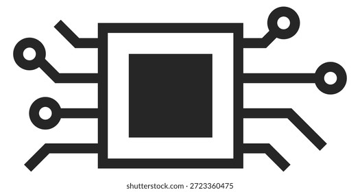 Una Imagen en blanco y negro de una placa de circuitos con muchos Pequeños puntos negros
