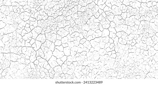 imagen en blanco y negro de fondo de textura rajada en la pared, textura de hendidura textura suelo fracturado grietas barro caliza textura de hormigón arcilla secado efecto polvoriento crujido