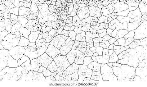 una Imagen en blanco y negro de una pared agrietada, pintura blanca agrietada sobre un fondo blanco, un dibujo en blanco y negro de una pared agrietada, fondo con grietas