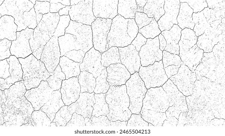 una Imagen en blanco y negro de una pared agrietada, pintura blanca agrietada sobre un fondo blanco, un dibujo en blanco y negro de una pared agrietada, fondo con grietas