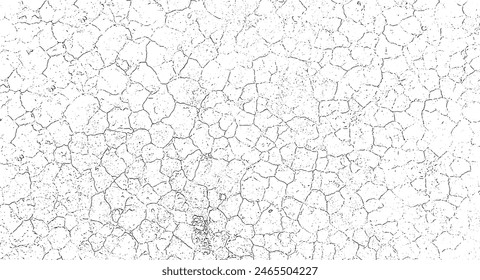 Ein schwarz-weißes Bild einer gebrochenen Wand, gebrochene weiße Farbe auf weißem Hintergrund, eine schwarz-weiße Zeichnung einer gebrochenen Wand, Hintergrund mit Rissen