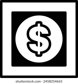 A black and white image of a dollar sign with a circle around it. The dollar sign is surrounded by a series of smaller circles, which could represent the different aspects of money, such as spending