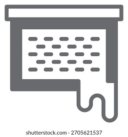 Una Imagen en blanco y negro de una pared goteante