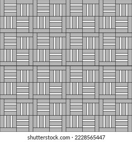 Black and white image in eps file It's a seamless pattern.