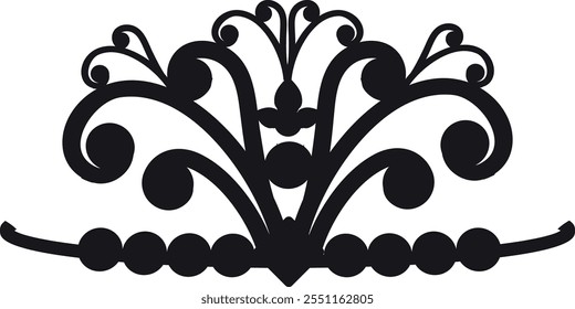 A black and white image of a flower with a lot of dots