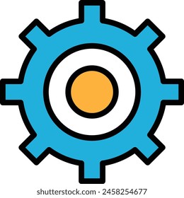 A black and white image of a gear. Concept of precision and order, as gears are often used in machinery and other mechanical systems