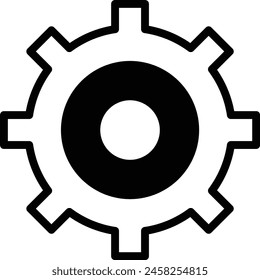 Una Imagen en blanco y negro de un engranaje. Concepto de precisión y orden, ya que los engranajes se utilizan a menudo en maquinaria y otros sistemas mecánicos