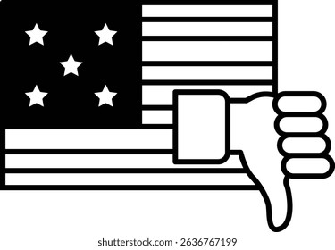 A black and white image of a hand with a star on it, with the word "down" below it
