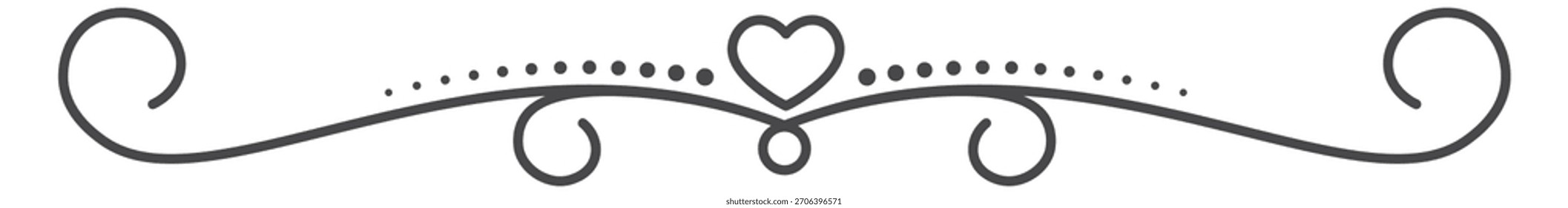 Una Imagen en blanco y negro de un corazón con una línea ondulada