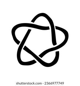 A black and white image of an infinity symbol conveys its simplicity, elegance, and eternal continuity. The high contrast captures its fluid, interlocking pattern