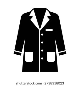 A black and white image of a jacket