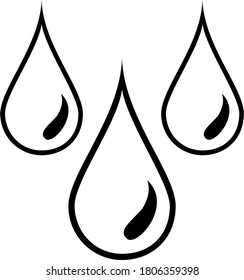 Black and white image of liquid droplets which can be water, blood, oil and others. Water is the most important part of everyday life. Most of our bodies and the earth are water.