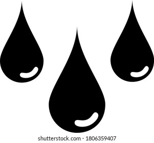 Imagen en blanco y negro de gotitas líquidas que pueden ser agua, sangre, aceite y otros. El agua es la parte más importante de la vida cotidiana. La mayoría de nuestros cuerpos y la tierra son agua.