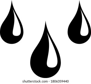 Black and white image of liquid droplets which can be water, blood, oil and others. Water is the most important part of everyday life. Most of our bodies and the earth are water.