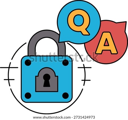 A black and white image of a lock with a key and a question mark. The lock is open and the key is missing