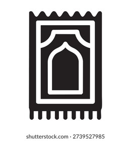 a black and white image of a postage stamp with a mosque design, featuring a pointed archway and a serrated top and bottom border
