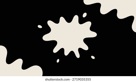 Una Imagen en blanco y negro de un toque de pintura