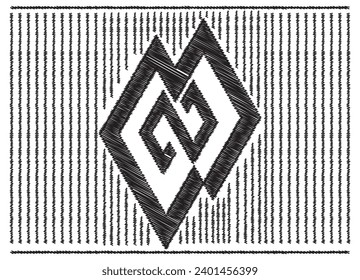 black and white infinity and cross background, wallpaper abstract black and white 