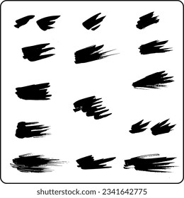 black and white ink splash
