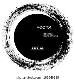 black and white ink splodge with room for your own text