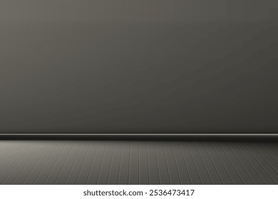 Interior blanco y negro con fondo de pared