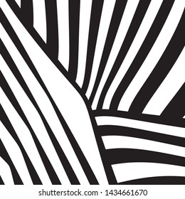 Schwarz-Weiß-Schnittlinien, Muster der Tribal-Straight-Lines, gestreifte gestreifte Elemente 