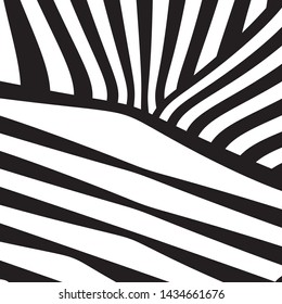 Black and White Intersecting Lines, Tribal Straight Lines Pattern,  Inclined Striped Elements 