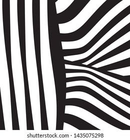 Black and White Intersecting Lines, Tribal Straight Lines Pattern,  Inclined Striped Elements, Unique Geometric Ethnic Style, Linear Ornament, Optical Illusion, Pop Art Style