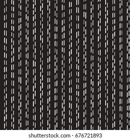 Black and White Irregular Dashed Lines Pattern. Modern Abstract Vector Seamless Background. Stylish Chaotic Rectangle Stripes Mosaic Black and White Irregular Dashed Lines Pattern. Modern Abstract Vector Seamless Background. Stylish Chaotic Rectangle Stripes Mosaic