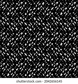 Black and white knitted wool blanket. Cotton sweater texture. Tweed pattern. Abstract vector.