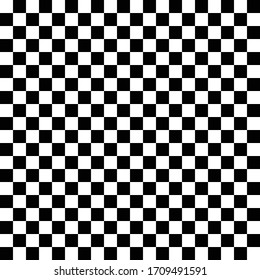 Schwarz-Weiß-Gitter-Vektorillustration-Illustration abwechselnd in quadratischer Form