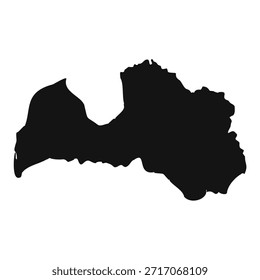 Schwarz und Weiß Lettland