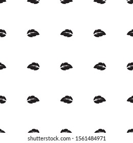 Black and White Leaf Seamless Pattern