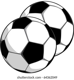 black and white leather ball to play football
