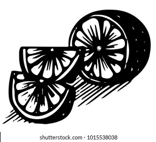 black and white lemon 