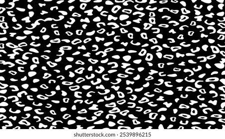 black and white leopord skin background