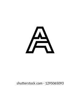 Black White Letter Logo Stock Vector (Royalty Free) 1295065093 ...