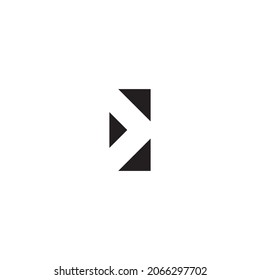 Black and White Letter E Logo
