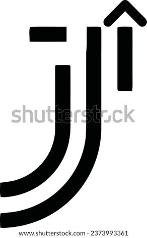 Black and white letter 