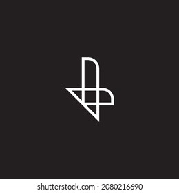 Black and White Letter K Logo
