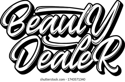 Black And White Lettering Art Work Script 