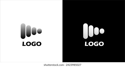 BLACK AND WHITE LEVEL LOGO