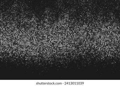 Black and white light pattern. Gray background. Overlay texture. Silver wall surface. Vector Illustration. 