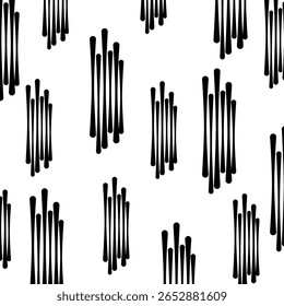 Fundo abstrato da arte da linha em preto e branco. Design para papel de parede, impressão, vetor, ilustração, tampa, pano, papel de embrulho, arte, arte de parede