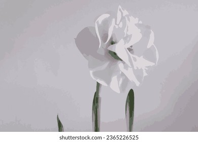 Black and white with line art illustration. 
Cute graphic flower background. Summer concept. Design element for textile, 
fabrics, scrap booking, wallpaper and etc.


