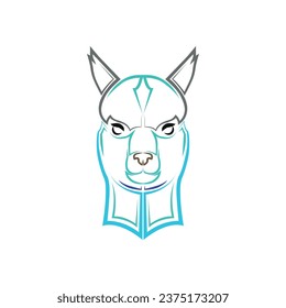 Black and white line art of lama head. Good use for symbol, mascot, icon, avatar, tattoo,T-Shirt design, logo or any design. svg