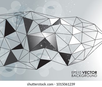 Black and White Line Art Vector Background Eps 10