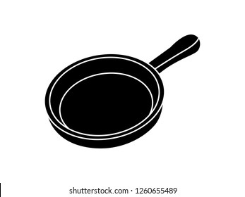 Schwarz-Weiß-Kunst, Vektorgrafik von Pan-Silhouette