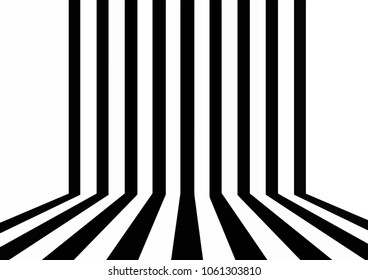 Black and white line background.