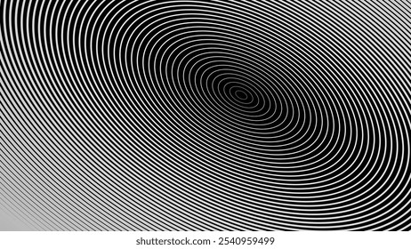 Fondo abstracto de círculo de línea en blanco y negro para estilo de telón de fondo o tela